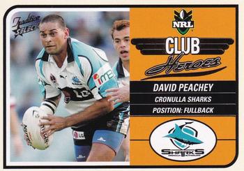 2005 Select Tradition - Club Heroes #CH4 David Peachey Front